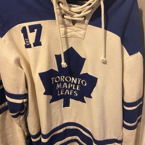 Old time hockey leafs sweater